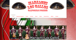 Desktop Screenshot of mariachilosgallos.com